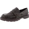 Anne Klein Eryn Womens Padded Insole Patent Loafers In Multi