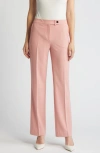 ANNE KLEIN EXTENDED TAB STRAIGHT LEG trousers