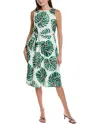 Anne Klein Eyelet Midi Dress