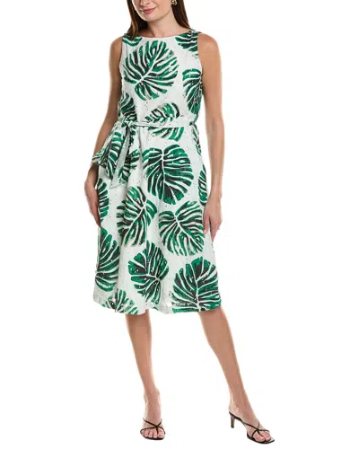 Anne Klein Eyelet Midi Dress