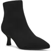 Anne Klein Federica Pointed Toe Bootie In Black Knit
