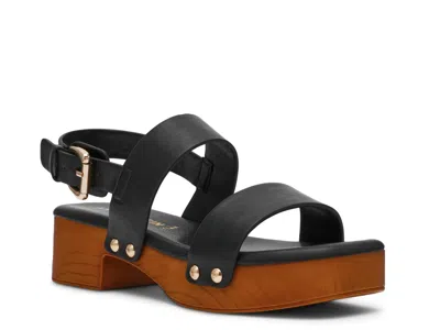 Anne Klein Fern Platform Sandal In Black
