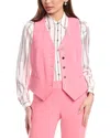 ANNE KLEIN ANNE KLEIN FIVE BUTTON VEST
