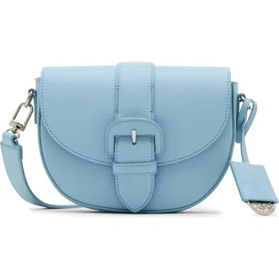 Anne Klein Flap Saddle Crossbody Bag In Gray