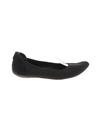 Pre-owned Anne Klein Flats In Black