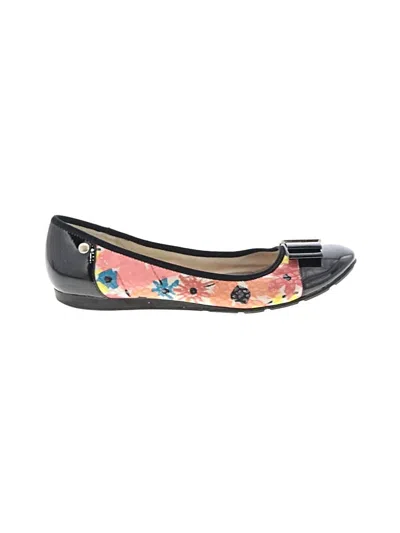 Pre-owned Anne Klein Flats In Black