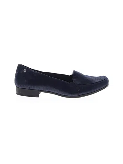 Pre-owned Anne Klein Flats In Blue