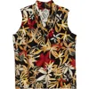 Anne Klein Plus Size Printed Triple-pleated V-neck Top In Multi