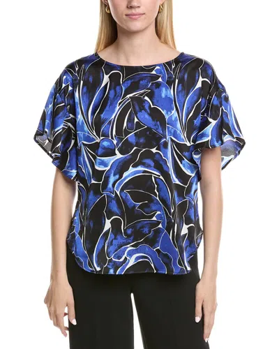 ANNE KLEIN FLUTTER SLEEVE TOP