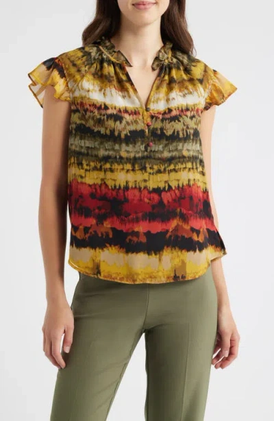 Anne Klein Flutter Sleeve Top