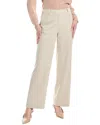 Anne Klein Fly Front Slash Pocket Trouser In Beige