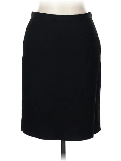 Pre-owned Anne Klein Formal Skirt In Black