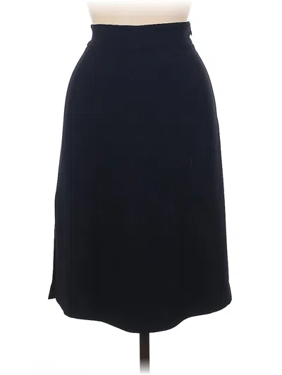 Pre-owned Anne Klein Formal Skirt In Black