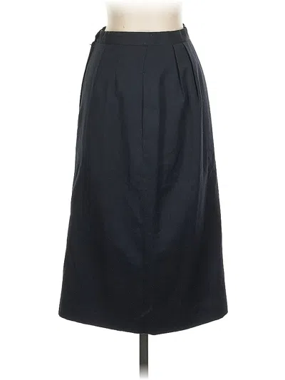 Pre-owned Anne Klein Formal Skirt In Black