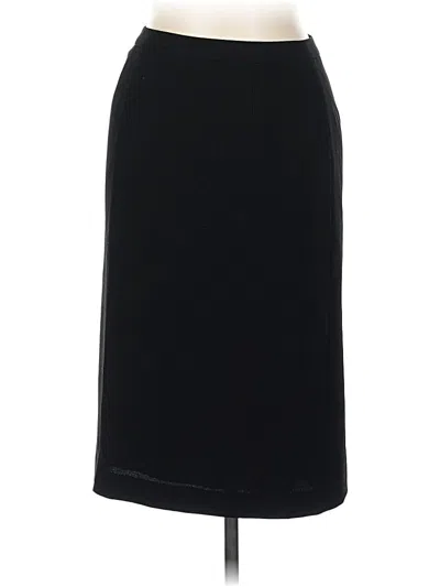 Pre-owned Anne Klein Formal Skirt In Black
