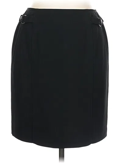 Pre-owned Anne Klein Formal Skirt In Black