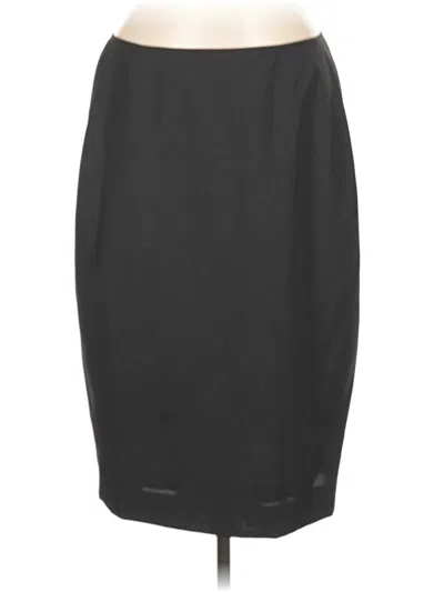 Pre-owned Anne Klein Formal Skirt In Black
