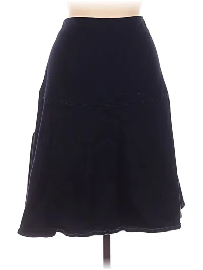 Pre-owned Anne Klein Formal Skirt In Black