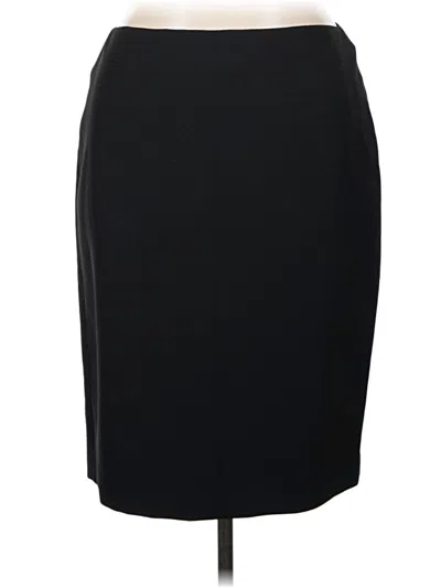 Pre-owned Anne Klein Formal Skirt In Black