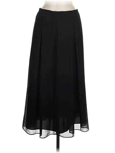 Pre-owned Anne Klein Formal Skirt In Black