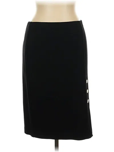 Pre-owned Anne Klein Formal Skirt In Black