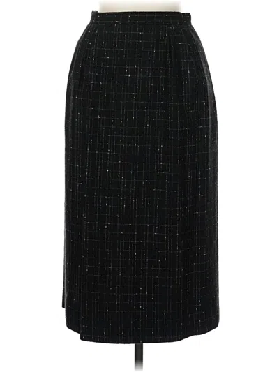 Pre-owned Anne Klein Formal Skirt In Black