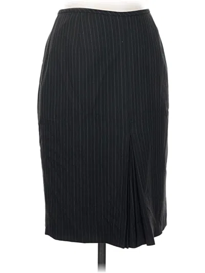 Pre-owned Anne Klein Formal Skirt In Black
