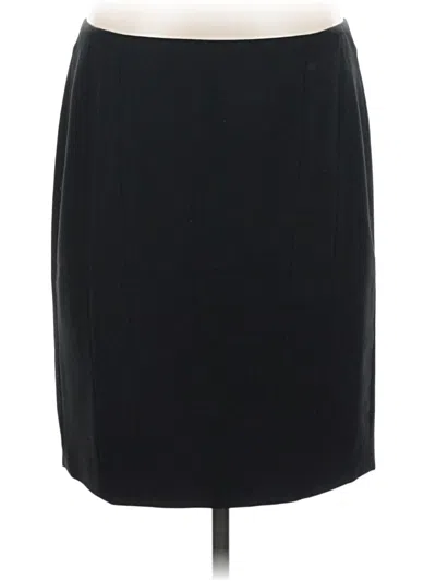 Pre-owned Anne Klein Formal Skirt In Black