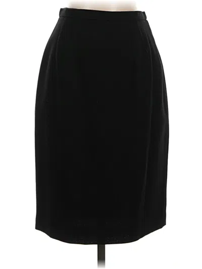Pre-owned Anne Klein Formal Skirt In Black