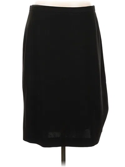 Pre-owned Anne Klein Formal Skirt In Black