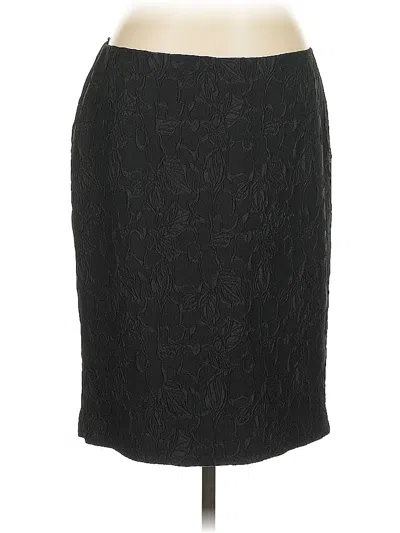 Pre-owned Anne Klein Formal Skirt In Black