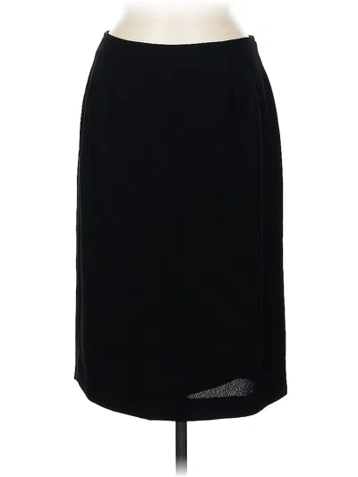 Pre-owned Anne Klein Formal Skirt In Black