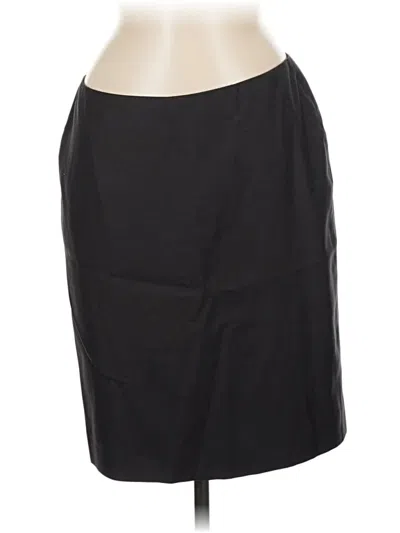 Pre-owned Anne Klein Formal Skirt In Black