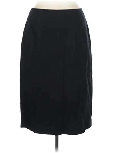 Pre-owned Anne Klein Formal Skirt In Black