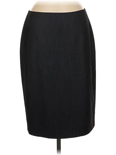 Pre-owned Anne Klein Formal Skirt In Black
