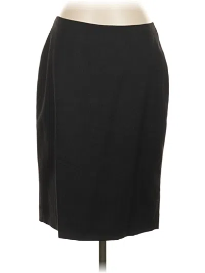 Pre-owned Anne Klein Formal Skirt In Black