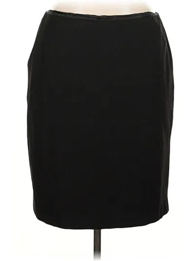 Pre-owned Anne Klein Formal Skirt In Black
