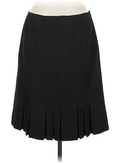 Pre-owned Anne Klein Formal Skirt In Black