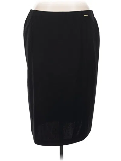 Pre-owned Anne Klein Formal Skirt In Black