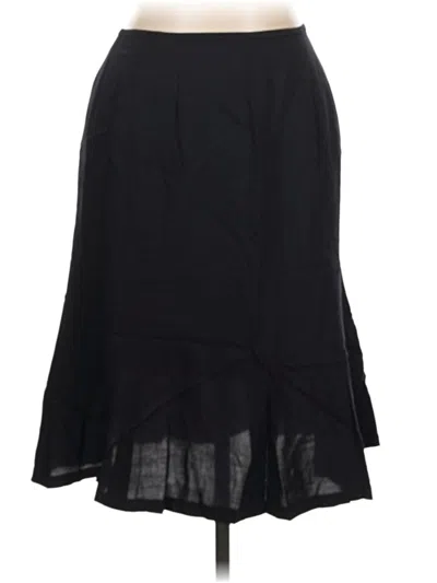 Pre-owned Anne Klein Formal Skirt In Black