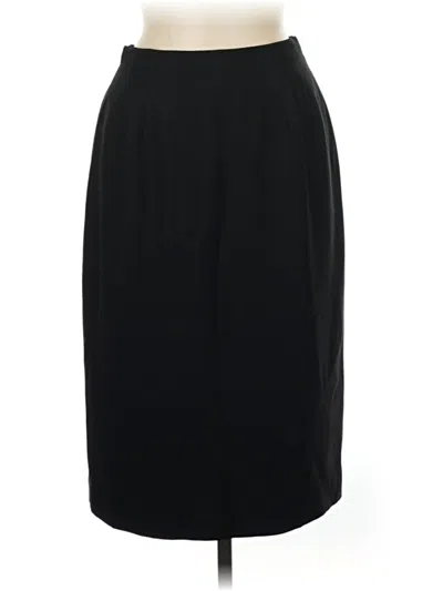 Pre-owned Anne Klein Formal Skirt In Black
