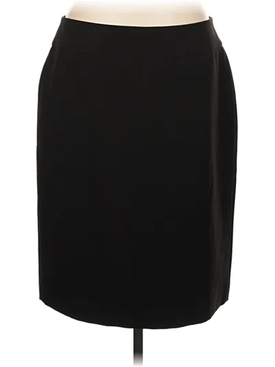 Pre-owned Anne Klein Formal Skirt In Black