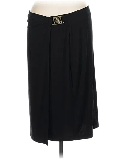 Pre-owned Anne Klein Formal Skirt In Black
