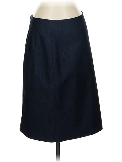 Pre-owned Anne Klein Formal Skirt In Blue