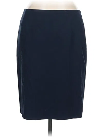 Pre-owned Anne Klein Formal Skirt In Blue