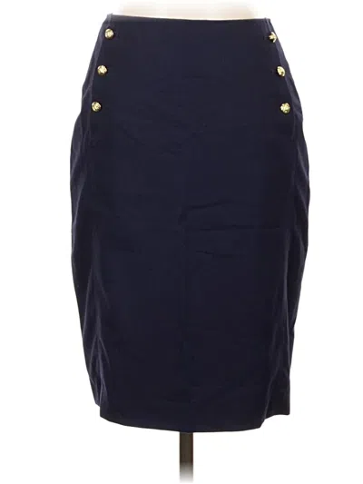 Pre-owned Anne Klein Formal Skirt In Blue