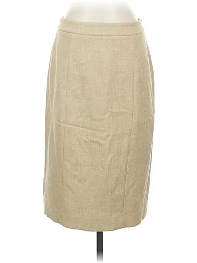Pre-owned Anne Klein Formal Skirt In Brown