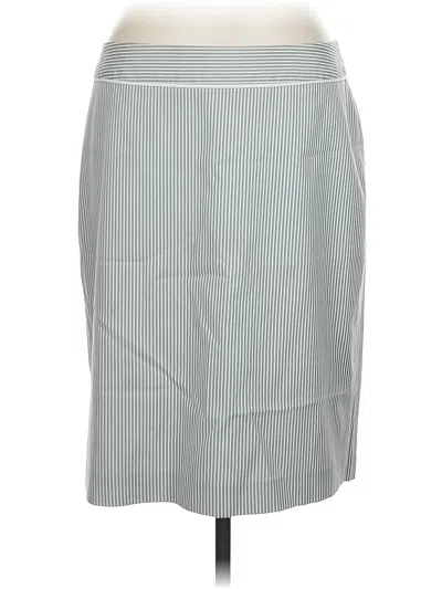 Pre-owned Anne Klein Formal Skirt In Gray