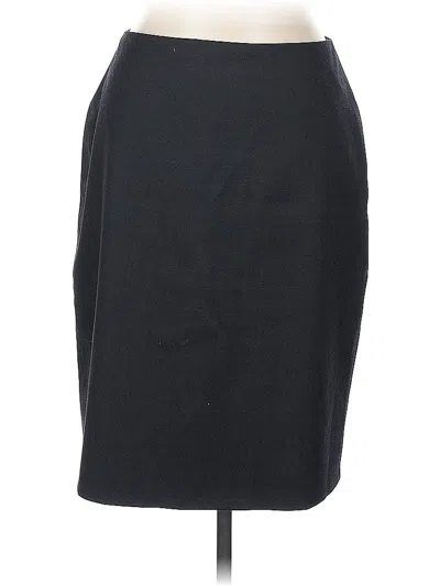Pre-owned Anne Klein Formal Skirt In Gray
