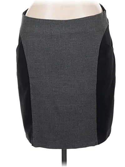 Pre-owned Anne Klein Formal Skirt In Gray